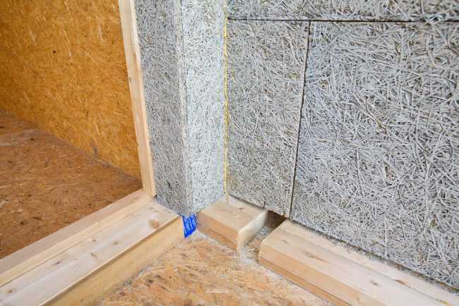 struttura in legno montata a secco